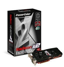 画像集#001のサムネイル/HD 6870 2基搭載のPowerColor製カード発売。GTX 590比最大36％高速&#033;&#063;