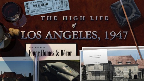 画像集#001のサムネイル/「L.A.ノワール」，1940年代後半におけるアメリカ上流階級の暮らしぶりがうかがえるスクリーンショット公開