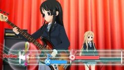 画像集#006のサムネイル/「けいおん! 放課後ライブ!!」,リズムに合わせて“コンボ”を繋げよう。メンバーのテンションが上がると特別な演出が