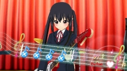 画像集#007のサムネイル/「けいおん! 放課後ライブ!!」,リズムに合わせて“コンボ”を繋げよう。メンバーのテンションが上がると特別な演出が
