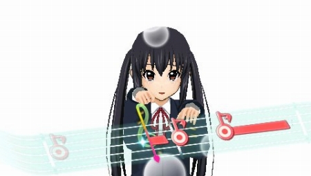 画像集#009のサムネイル/「けいおん! 放課後ライブ!!」,リズムに合わせて“コンボ”を繋げよう。メンバーのテンションが上がると特別な演出が