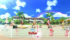 画像集#018のサムネイル/「けいおん! 放課後ライブ!!」には,テレビアニメで見られなかった“ゴシック衣装 梓Ver”も収録! バンドメンバー達の衣装を自由に着せかえよう