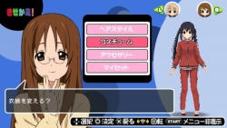 画像集#027のサムネイル/「けいおん! 放課後ライブ!!」には,テレビアニメで見られなかった“ゴシック衣装 梓Ver”も収録! バンドメンバー達の衣装を自由に着せかえよう