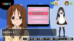 画像集#028のサムネイル/「けいおん! 放課後ライブ!!」には,テレビアニメで見られなかった“ゴシック衣装 梓Ver”も収録! バンドメンバー達の衣装を自由に着せかえよう