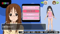 画像集#030のサムネイル/「けいおん! 放課後ライブ!!」には,テレビアニメで見られなかった“ゴシック衣装 梓Ver”も収録! バンドメンバー達の衣装を自由に着せかえよう