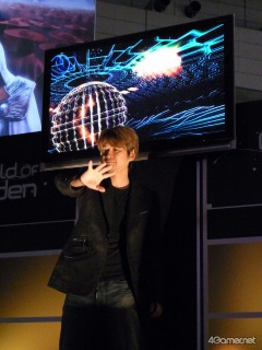 画像集#001のサムネイル/［TGS 2010］E3で数々の賞を受けた水口哲也氏の新作タイトル「Child of Eden」がTGSで本邦初公開。水口氏による実演も