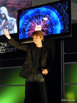 画像集#004のサムネイル/［TGS 2010］E3で数々の賞を受けた水口哲也氏の新作タイトル「Child of Eden」がTGSで本邦初公開。水口氏による実演も