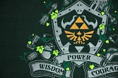 画像集#003のサムネイル/「ゼルダの伝説」生誕25周年を記念した特製Tシャツの受注販売が決定。カラーはフォレストグリーンとブラックの2種類