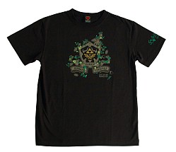 画像集#004のサムネイル/「ゼルダの伝説」生誕25周年を記念した特製Tシャツの受注販売が決定。カラーはフォレストグリーンとブラックの2種類