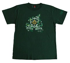 画像集#010のサムネイル/「ゼルダの伝説」生誕25周年を記念した特製Tシャツの受注販売が決定。カラーはフォレストグリーンとブラックの2種類