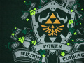 「ゼルダの伝説」生誕25周年を記念した特製Tシャツの受注販売が決定。カラーはフォレストグリーンとブラックの2種類