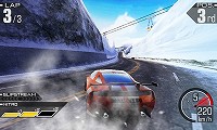 画像集#008のサムネイル/バンダイナムコゲームス,3DS用「リッジレーサー 3D」の最新情報を公開。本作では,奥行き感のある画面での熱い駆け引きや豪速なドリフトが楽しめる