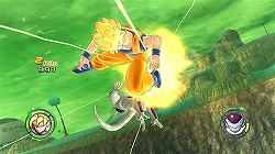 画像集#004のサムネイル/［TGS 2010］同じ題材を扱いながら，据え置き機と携帯機で異なるアプローチ。「ドラゴンボール レイジングブラスト2」＆「ドラゴンボール タッグバーサス」を試遊