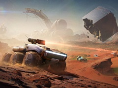 低重力の火星で探査機に乗ってバトルを繰り広げる。PC版「World of Tanks」,期間限定モード“マーズ・パニック”を5月11日18:00より実施