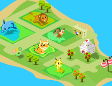 画像集#003のサムネイル/「ZOO☆Worldモバイル」，GREEでβサービスがスタート