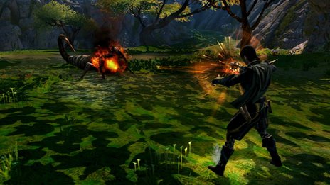 画像集#015のサムネイル/「キングダムズ オブ アマラー:レコニング」2つの武器を使い分けて戦うアクションバトルや,アイテムと生産に関する情報が公開に