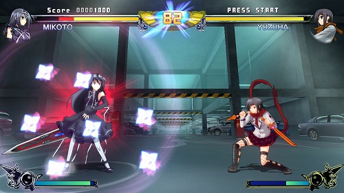 画像集#019のサムネイル/回避or防御。5pb.の2D対戦格闘「ファントムブレイカー」はスタイルの選択が鍵となることが判明。豪華声優陣が演じるキャラクターの一部も公開に