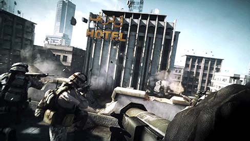画像集#004のサムネイル/EA，「Battlefield 3」のプレイシーンを含めた最新ムービーを公開。中東の街を舞台に，実写さながらの緊迫した戦闘が繰り広げられる
