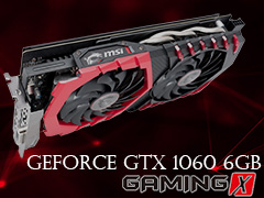 MSI「GeForce GTX 1060 GAMING X 6G」を試す。「Twin Frozr VI」クーラー搭載カードは,静音動作を求める人向け