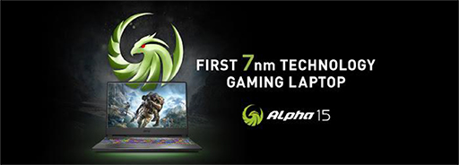 画像集 No.002のサムネイル画像 / MSI，世界初の「Radeon RX 5500M」搭載ゲームノートPC「Alpha 15」を国内発売。価格は税込15万5000円前後