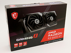 新型GPU「Radeon RX 6600 XT」を搭載したMSI製グラフィックスカードを写真でレポート