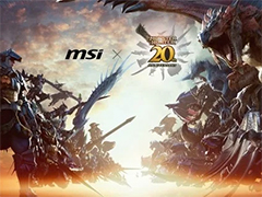 モンハン×MSIのコラボデザインノートPCやマザーボードが公開。リオレウスをモチーフとした特別デザインを採用する