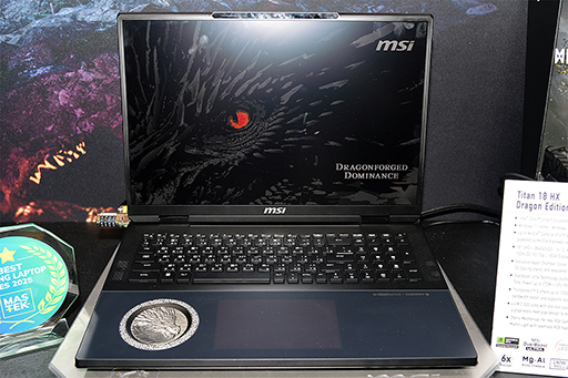 画像集 No.002のサムネイル画像 / GeForce RTX 50搭載ゲーマー向けノートPCを豊富にラインナップするMSIブースをレポート