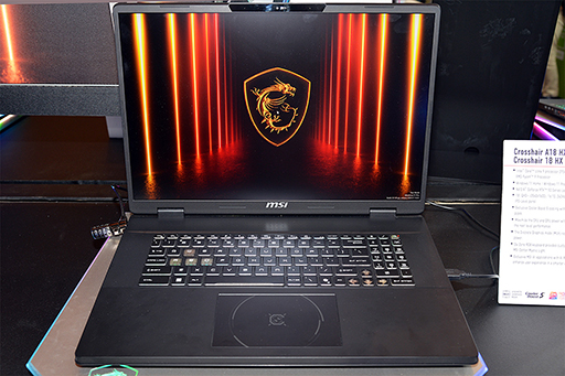 画像集 No.009のサムネイル画像 / GeForce RTX 50搭載ゲーマー向けノートPCを豊富にラインナップするMSIブースをレポート