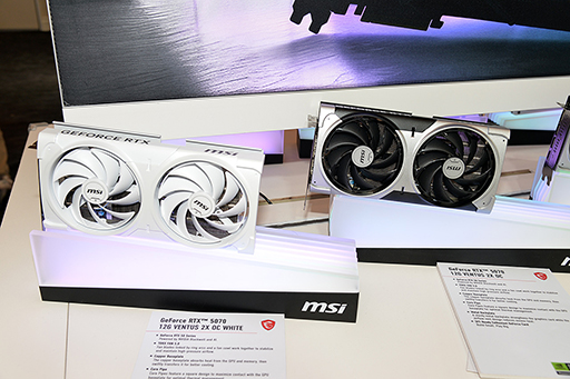 画像集 No.020のサムネイル画像 / GeForce RTX 50搭載ゲーマー向けノートPCを豊富にラインナップするMSIブースをレポート