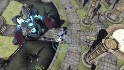 画像集#030のサムネイル/「マリシアス」登場するボスの一部やプレイのキモとなる「オーラシステム」などの情報公開。「灰の外套」はコンボ中にも自在に変形できる!?