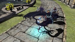 画像集#033のサムネイル/「マリシアス」登場するボスの一部やプレイのキモとなる「オーラシステム」などの情報公開。「灰の外套」はコンボ中にも自在に変形できる!?