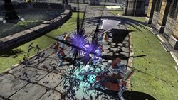 画像集#035のサムネイル/「マリシアス」登場するボスの一部やプレイのキモとなる「オーラシステム」などの情報公開。「灰の外套」はコンボ中にも自在に変形できる!?