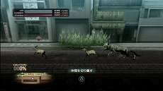 画像集#016のサムネイル/「TOKYO JUNGLE」,ストーリーモードのスクリーンショットを掲載。ポメラニアンにボスネコが,ニホンジカにチーターや恐竜が襲いかかる