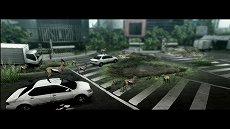 画像集#019のサムネイル/「TOKYO JUNGLE」,ストーリーモードのスクリーンショットを掲載。ポメラニアンにボスネコが,ニホンジカにチーターや恐竜が襲いかかる
