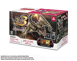 画像集#001のサムネイル/3種の限定PSPが発売決定。MHP3はツートンカラー，DISSIDIA 012はパールホワイトの特別仕様，そして女性用バリューパックは同梱物もピンクで統一