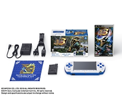 画像集#004のサムネイル/3種の限定PSPが発売決定。MHP3はツートンカラー，DISSIDIA 012はパールホワイトの特別仕様，そして女性用バリューパックは同梱物もピンクで統一