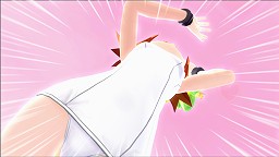 画像集#024のサムネイル/「ぎゃる☆がん」の新DLC“ヒロイン用プライベート水着セット”は本日配信開始。薫子の黒ビキニ,葵の白スクール水着などが見たい人は買うしかない