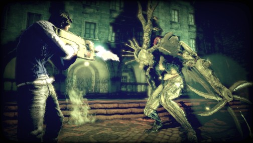画像集#015のサムネイル/［GDC 2011］須田剛一氏＆三上真司氏が手がけるグラスホッパー・マニファクチュアの新作「シャドウ オブ ザ ダムド」。その概要が，“EA Partners Showcase”にて判明