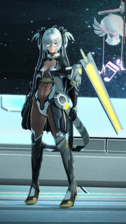 画像集 No.021のサムネイル画像 / 「PSO2」のマイキャラクターが(物理的に)目の前に出現。さっそく「マイキャラ3Dクリスタルフィギュア」を仔細に確認してみた