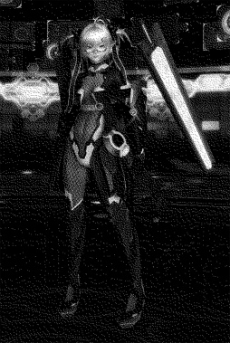 画像集 No.032のサムネイル画像 / 「PSO2」のマイキャラクターが(物理的に)目の前に出現。さっそく「マイキャラ3Dクリスタルフィギュア」を仔細に確認してみた