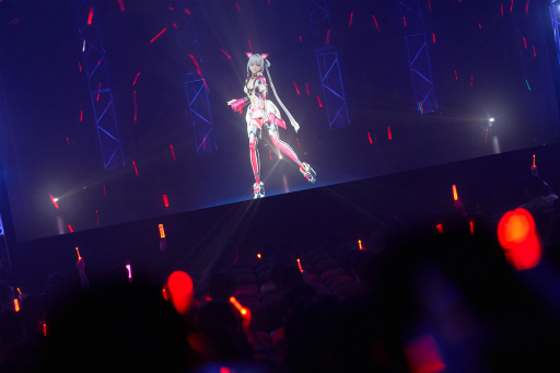 画像集 No.008のサムネイル画像 / マトイが尊い。「PSO2」初のバーチャルライブ,「ファンタジック3Dライブ 2018」レポート