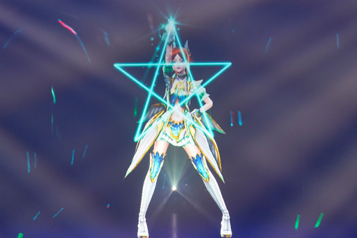 画像集 No.010のサムネイル画像 / マトイが尊い。「PSO2」初のバーチャルライブ,「ファンタジック3Dライブ 2018」レポート