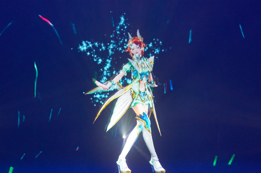 画像集 No.011のサムネイル画像 / マトイが尊い。「PSO2」初のバーチャルライブ,「ファンタジック3Dライブ 2018」レポート