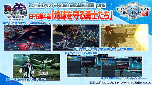 画像集#008のサムネイル/「PSO2」のロードマップに新クラスの実装と超大型アップデートの予定あり。PS Vita版のサービスは2020年8月19日に終了