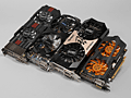 「GeForce GTX 660 Ti」搭載のクロックアップ版カード4製品を比較検討。ASUS,GIGA-BYTE,Palit,ZOTACそれぞれに個性あり