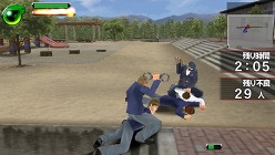 画像集#036のサムネイル/拳で絆を結べ！ 「喧嘩番長5 漢の法則」，ゲームセンターの格闘ゲームで“超気合技”を獲得しよう。協力プレイは警備員のアルバイト