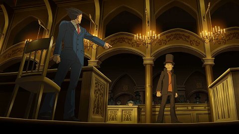 画像集#002のサムネイル/「レイトン教授VS逆転裁判」カプコンからも共同開発が正式発表。異世界を舞台にナゾとムジュンを解き明かせ