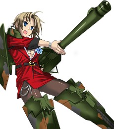 画像集#029のサムネイル/「萌え萌え大戦争☆げんだいばーん」は現代戦で鋼の乙女が大活躍。システムソフト・アルファーが贈るシリーズ第2弾は,2010年12月24日発売