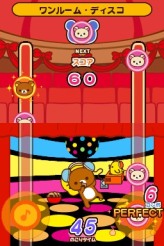 画像集#006のサムネイル/NDS「のりのり♪リラックマ 〜ヒットソング音楽祭〜」,音に合わせてリラックマ達が動き出す,ファンシーなリズムゲームが明日登場