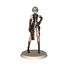 画像集#006のサムネイル/「ブラック★ロックシューター THE GAME」は本日発売。PlayStation Homeでは同作モチーフのアバターアイテムやフィギュアなどのグッズ販売が開始